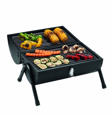 Logo trade promotional giveaways picture of: Portable barbecue with chimney