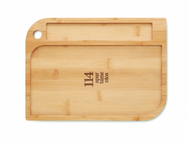 Logo trade promotional gifts image of: Meal plate in bamboo