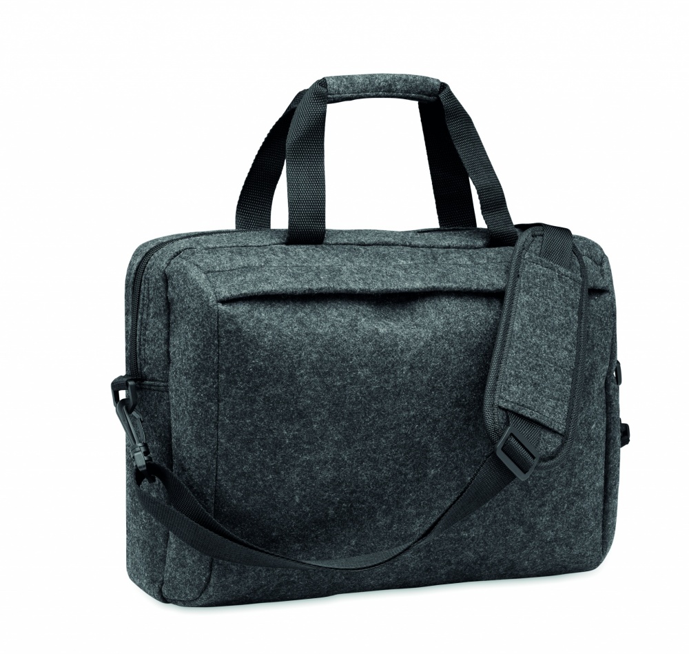 Logotrade advertising products photo of: 15 inch RPET felt laptop bag