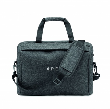 Logo trade promotional items image of: 15 inch RPET felt laptop bag