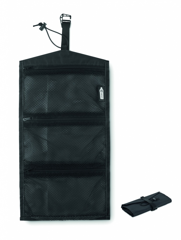 Logotrade advertising products photo of: 210RPET travel cable organizer