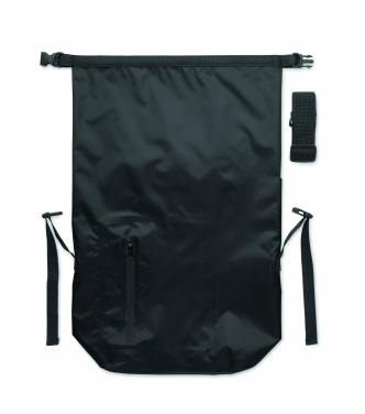 Logo trade promotional gifts image of: RPET waterproof rolltop bag