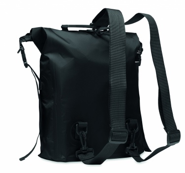 Logo trade corporate gifts image of: RPET waterproof rolltop bag