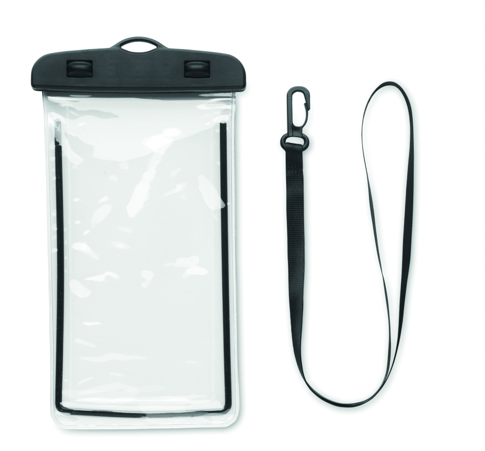 Logo trade promotional giveaways picture of: Waterproof smartphone pouch