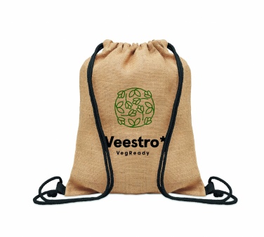 Logotrade promotional item picture of: Jute drawstring bag