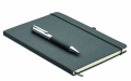 Recycled leather notebook set, Black