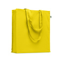 Organic cotton shopping bag, Yellow