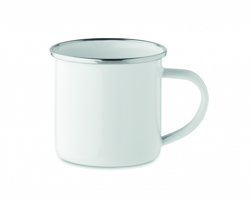 Logo trade business gifts image of: Enamel sublimation mug 200ml