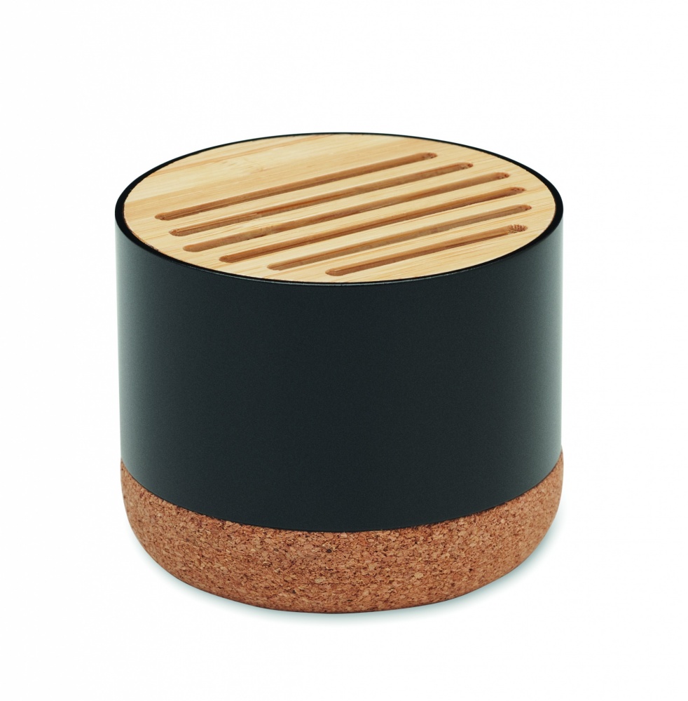 Logo trade promotional products picture of: Cork and aluminium speaker