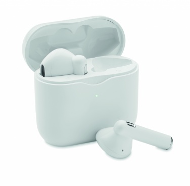 Logo trade promotional gift photo of: TWS earbuds with charging base