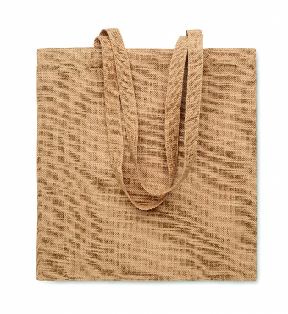 Logotrade promotional products photo of: Jute long handled shopping bag