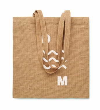 Logo trade advertising products picture of: Jute long handled shopping bag