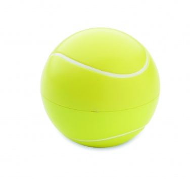 Logo trade promotional gift photo of: Lip balm in tennis ball shape