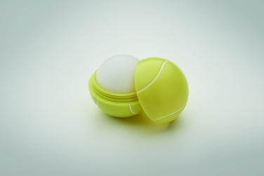 Logotrade promotional product picture of: Lip balm in tennis ball shape