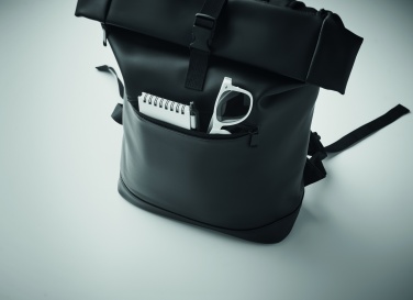 Logo trade corporate gift photo of: Laptop PU Rolltop backpack