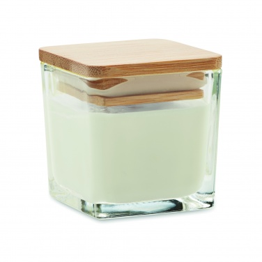 Logotrade promotional product picture of: Squared fragranced candle 50gr