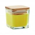 Squared fragranced candle 50gr, Yellow