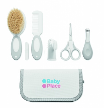 Logo trade promotional merchandise picture of: 6 piece baby grooming set