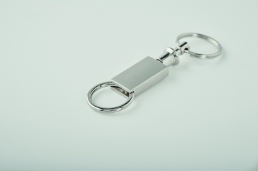 Logo trade promotional gifts image of: Pull apart split key ring Kajaani