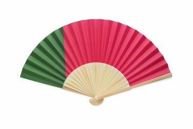 Logo trade promotional gifts image of: Manual fan flag design