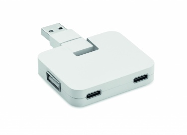 Logo trade advertising products picture of: 4 port USB hub