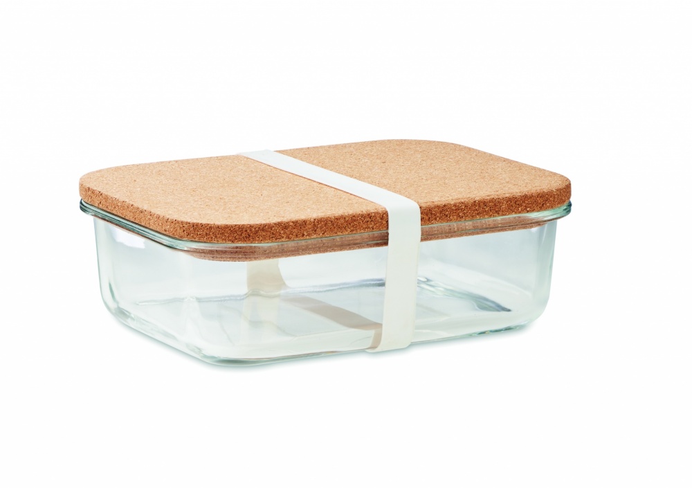 Logotrade advertising products photo of: Glass lunch box with cork lid