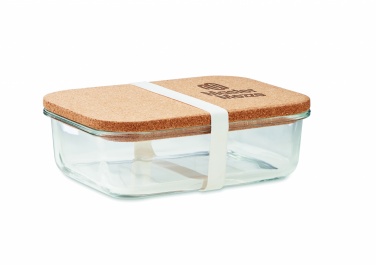 Logotrade promotional item image of: Glass lunch box with cork lid