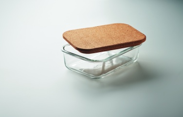 Logotrade promotional gift picture of: Glass lunch box with cork lid