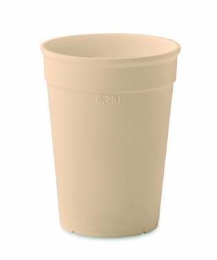 Logotrade promotional product image of: Recycled PP cup capacity 250 ml