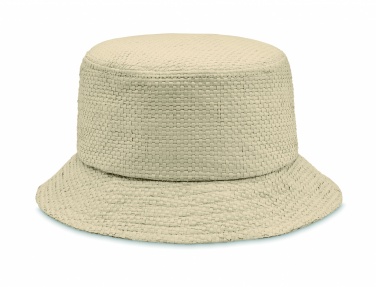 Logo trade promotional giveaways picture of: 9aper straw bucket hat