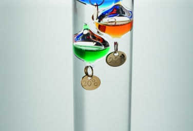 Logo trade promotional items picture of: Galileo thermometer glass 28cm