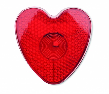 Logo trade advertising product photo of: Heart shaped reflector light