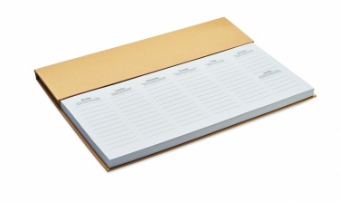 Logo trade corporate gifts picture of: Weekly desktop planner