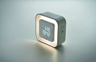 Logotrade promotional product picture of: Recycled ABS/RPET alarm clock Stuttgart