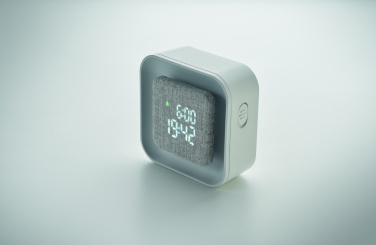 Logotrade corporate gift picture of: Recycled ABS/RPET alarm clock Stuttgart