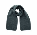 Scarf in RPET polyester, White/Black