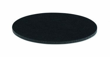 Logo trade promotional items image of: Round coaster in RPET felt