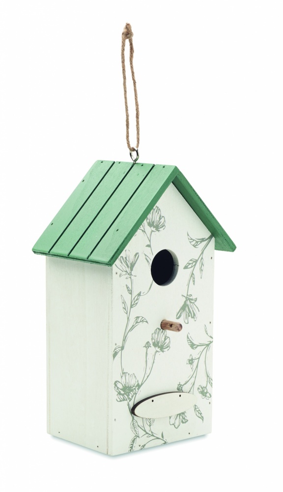 Logo trade promotional merchandise picture of: Bird house in plywood