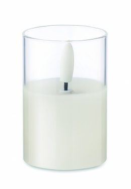 Logotrade promotional gift image of: LED wax candle in glass holder