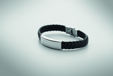 Logotrade corporate gift picture of: Braided faux leather bracelet