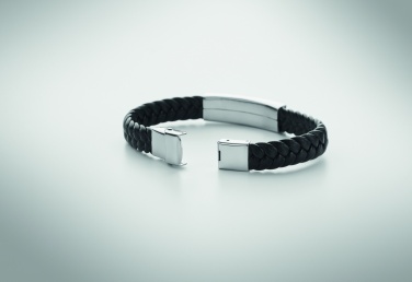 Logotrade promotional merchandise image of: Braided faux leather bracelet