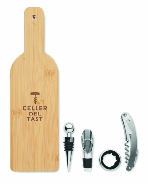 Logotrade business gift image of: Bottle shaped wine set