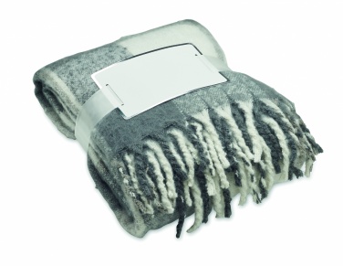 Logotrade promotional giveaway picture of: Chequered mohair blanket