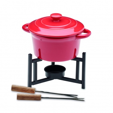 Logotrade promotional merchandise picture of: Ceramic fondue set 300 ml