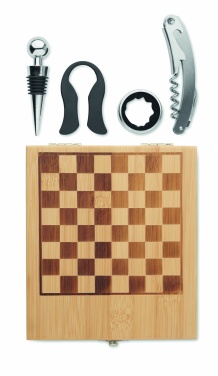 Logo trade promotional gift photo of: Chess board wine set