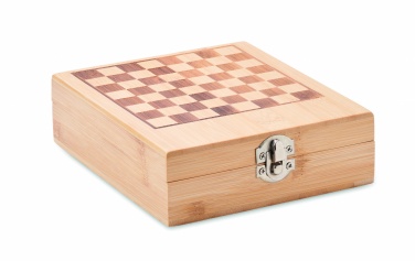 Logo trade business gift photo of: Chess board wine set