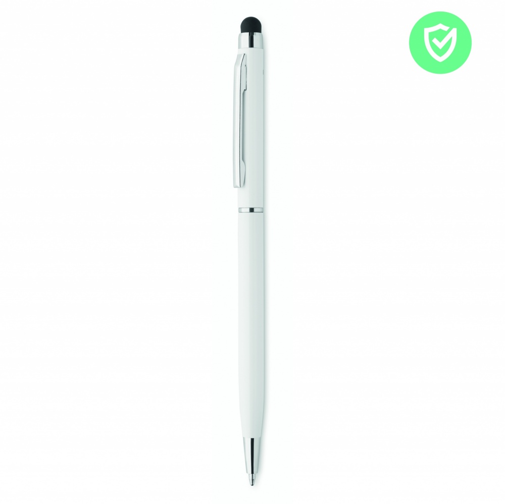 Logo trade promotional merchandise picture of: Stylus antibacterial pen