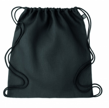 Logo trade corporate gifts picture of: Hemp drawstring bag 200 gr/m²