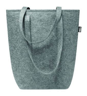 Logo trade promotional gift photo of: RPET felt shopping bag