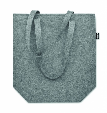 Logo trade business gifts image of: RPET felt shopping bag